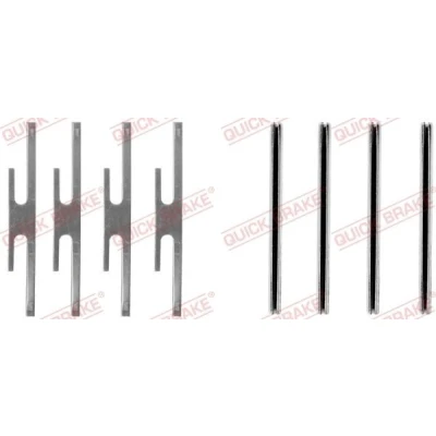 Kuva QUICK BRAKE 109 1012 Tarvikesarja, Jarrupala OPEL: Vectra A Sedan, Kadett E CC
