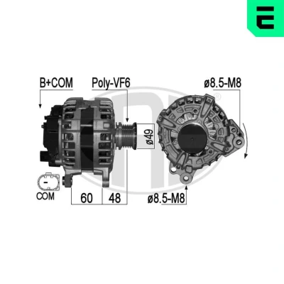 Kuva Laturi AUDI, SEAT, SKODA, VW OE 03L 903 023 K, KX, 04L 024 S