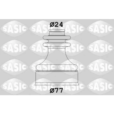 Kuva SASIC 4003425 Paljekumisarja, Vetoakseli Vaihteiston puoli RENAULT: LAGUNA 1, Scénic 1
