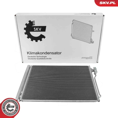 Kuva ESEN SKV 86SKV439 Ilmastoinnin Lauhdutin Vedenerottimella Alumiini 630mm