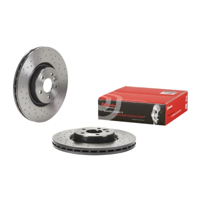 Kuva BREMBO 09.9586.1X Jarrulevyt 336 28 5 rei&#039;itetty/tuuletettu sisältä pinnoitettu hiiliteräs VOLVO: V60 I, V70 3, XC70 II Farmari