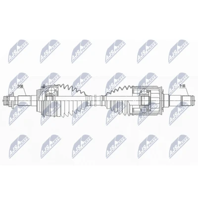 Kuva Vetoakseli TOYOTA SEQUOIA (_k6_), Taka akseli, oikea OE 42330 0C010