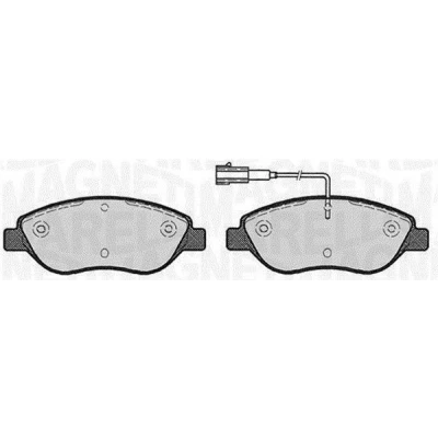 Kuva Jarrupalasarja, levyjarru, Etuakseli ALFA ROMEO MITO, FIAT BRAVO II, STILO, LANCIA DELTA III OE 77362093, 77362196, 77364589