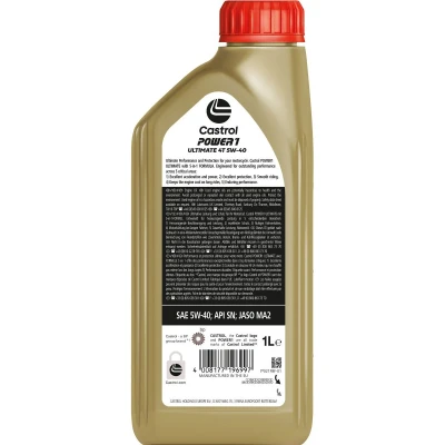 Kuva Castrol Power 1 Ultimate 4T 5W 40 1l Moottoriöljy 15FFA7