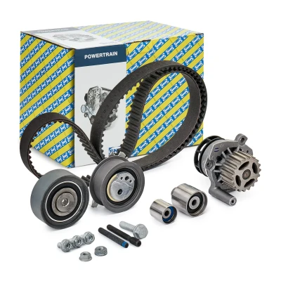 Kuva SNR KDP457.730 Vesipumppu + Jakohihnasarja VOLKSWAGEN: Passat B6 Variant, Transporter 5, Caddy 3, SKODA: Octavia 2 Combi, II Hatchback