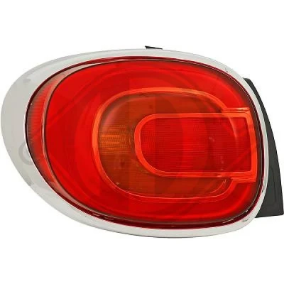Kuva DIEDERICHS 3405695 Takavalot Vasen LED, P21W, P21/5W Lampun kannalla