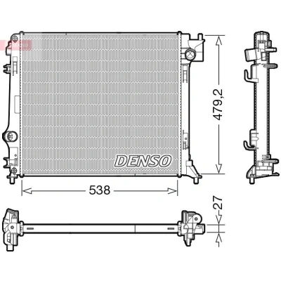 Kuva DENSO DRM46064 Jäähdytin 538 491 27