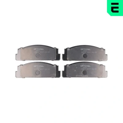 Kuva OPTIMAL BP 03512 Jarrupalat Etuakseli Ei kulumisenilmaisimelle FIAT: 127 Hatchback, 850 Coupe, AUTOBIANCHI: A 112 Hatchback