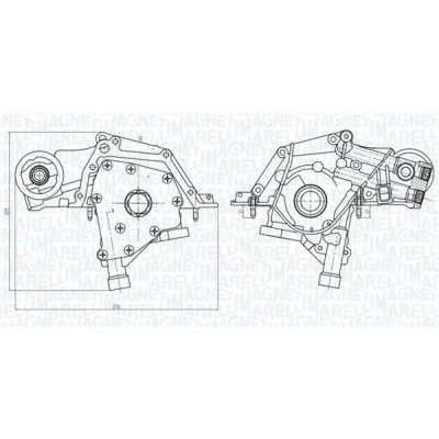 Kuva Öljypumppu ALFA ROMEO, FIAT, LANCIA, OPEL OE 55195304, 55269961