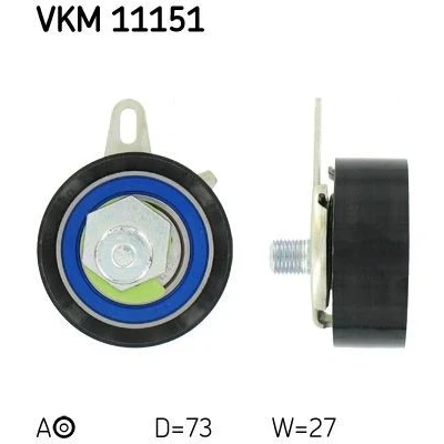 Kuva SKF VKM 11151 Kiristysrulla, Hammashihnat Kiinnitysmateriaalilla VOLKSWAGEN: Passat B5 GP Variant, Sedan, Variant