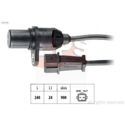 Kuva EPS 1.953.279 Kampiakselin Asentotunnistin Made in Italy OE Equivalent HYUNDAI: Getz, ACCENT 2