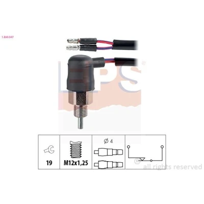 Kuva EPS 1.860.047 Peruutusvalon Kytkin Made in Italy OE Equivalent