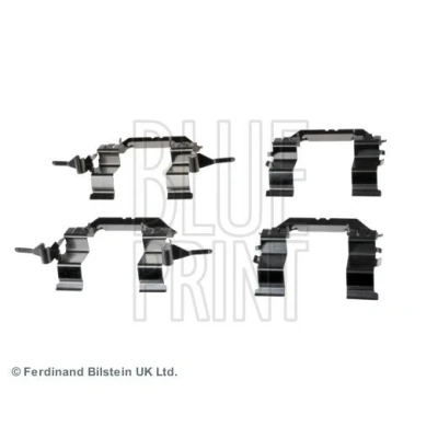 Kuva BLUE PRINT ADN148603 Tarvikesarja, Jarrupala Etuakseli Levyjarru NISSAN: Qashqai / Qashqai+2 I, 350Z Coupe, NP300 Navara Pick up