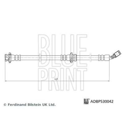 Kuva BLUE PRINT ADBP530042 Jarruletku Etuakseli, vasen 625 NISSAN: Qashqai 2