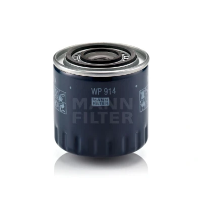 Kuva MANN FILTER WP 914 Öljynsuodatin 3/4 16 UNF Ruuvattava suodatin RENAULT: ESPACE 3, LAGUNA 1, MASTER 1 Kasten