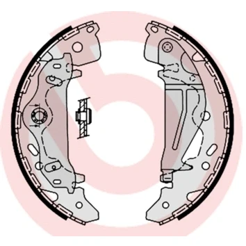 Kuva BREMBO S 30 521 Jarrukengät 295 54 Seisontajarrukahvalla