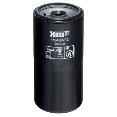 Kuva HENGST FILTER H240W02 Öljynsuodatin 1 3/8 16UN Ruuvattava suodatin VOLVO: FL, FM 9,