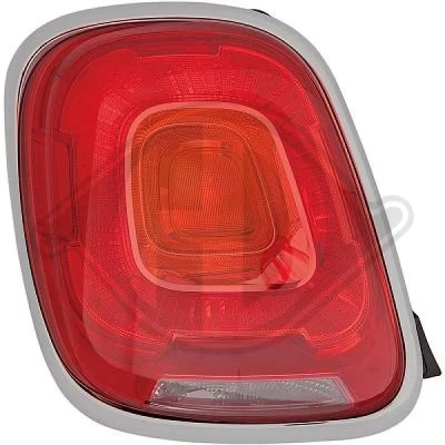 Kuva DIEDERICHS 3425890 Takavalot Oikea P21W Ilman lampun kantaa