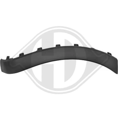Kuva DIEDERICHS 2205466 Puskurin Lista Taakse, oikea VOLKSWAGEN: Polo IV Hatchback