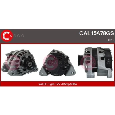 Kuva CASCO CAL10439AS Laturi 12V 100A OPEL: Vectra C CC, Caravan, Zafira B