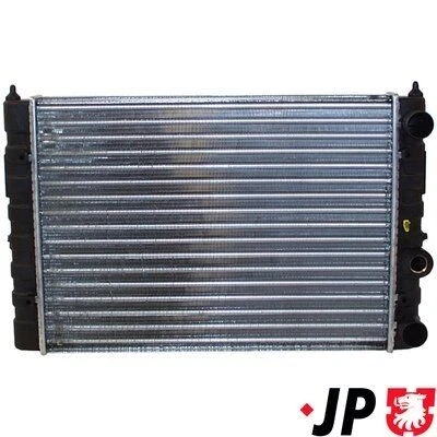 Kuva JP GROUP 1114200700 Jäähdytin Alumiini, Muovi Autoihin ilman ilmastointilaitetta 430 320 32 Käsivaihteisto VOLKSWAGEN: GOLF 3, 3 Variant