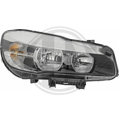 Kuva DIEDERICHS 1240080 Ajovaloumpio Oikea H7/H7 LED Valokorkeussäätimen moottorilla BMW: 2 Active Tourer