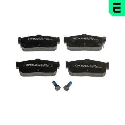 Kuva OPTIMAL BP 12424 Jarrupalat Taka akseli akustisella kulumavaroittimella Jarrusatulan ruuveilla NISSAN: Maxima V QX Sedan, ALMERA 1, 1 Hatchback