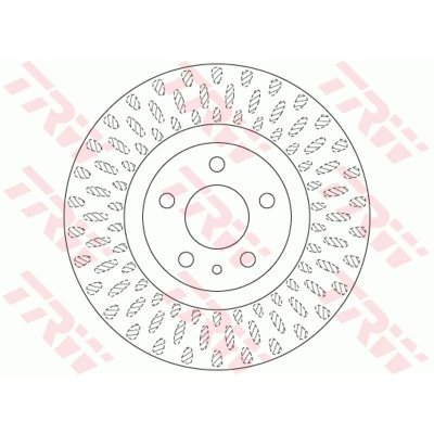 Kuva TRW DF6522 Jarrulevyt 284 22 5 98 Tuuletettu Lakattu FIAT: 500L