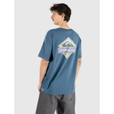 Kuva Quiksilver Crystal JET Unisex Printtipaita, Koko: Large, Real teal