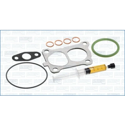 Kuva AJUSA JTC12271 Asennussarja Turboahdin with studs, syringe oil Tiivisteillä asennusohjeella BMW: 5 Touring