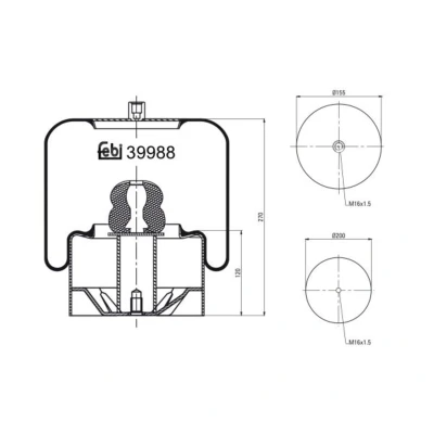 Kuva FEBI BILSTEIN 39988 Metallipalje, ilmajousitus