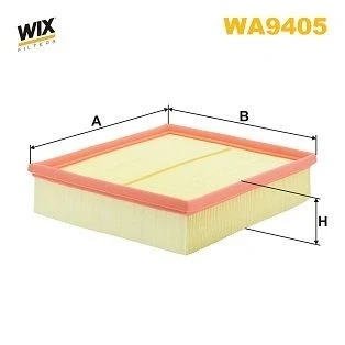 Kuva WIX FILTERS WA9405 Ilmansuodatin 55mm 213mm 254mm Suodatinpanos BMW: 5 Touring, X5, Sedan, AUDI: A6 C5 Avant, A4 B5 Avant