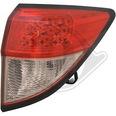 Kuva DIEDERICHS 5292090 Takavalot Oikea Uloin osa LED, WY21W Lampun kannalla