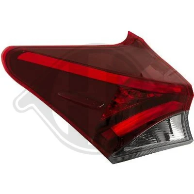Kuva DIEDERICHS 6660191 Takavalot Vasen Uloin osa LED Ilman lampun kantaa, LEDillä TOYOTA: Auris Farmari