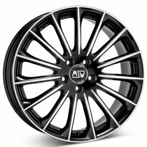 Kuva MSW 30 Gloss Black Full Polished 8.5x19 5/112 ET43 B73.1
