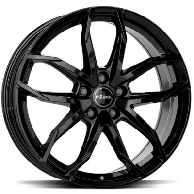Kuva Rial Lucca Diamond Black 6.5x17 4/98 ET38 B58.1