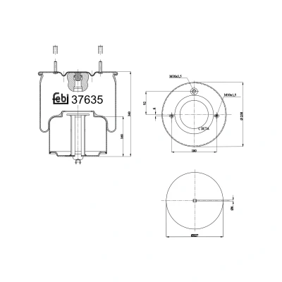 Kuva FEBI BILSTEIN 37635 Metallipalje, ilmajousitus