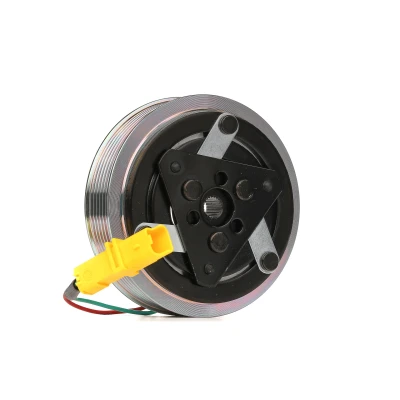 Kuva THERMOTEC KTT040199 Magneettikytkin Sanden, sred. kola pas.118mm, Typ kompresora 6C12 12 PEUGEOT: 307 Farmari, SW, Hatchback