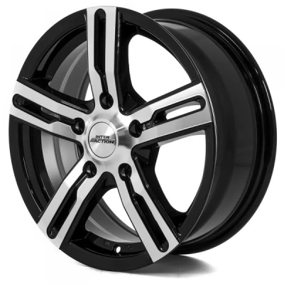 Kuva Inter Action Kargin Black Polished 7x16 6/130 ET50 B84.1