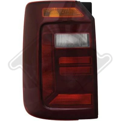 Kuva DIEDERICHS 2297692 Takavalot Oikea Savunharmaa Ilman lampun kantaa VOLKSWAGEN: CADDY 4 Kombi