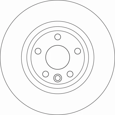 Kuva TRW DF6947 Jarrulevyt 300 10 5 108 täysi Lakattu hiiliteräs