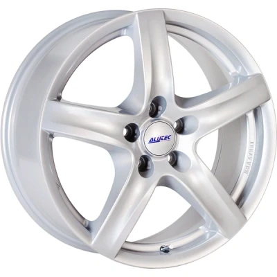 Kuva ALUTEC 5 aukko 15tuumaa 100mm alumiinivanne Grip polarhopea GR60538V71 0 Vanne