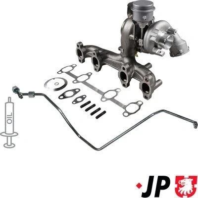 Kuva Turboahdin AUDI, SEAT, SKODA, VW OE 03G145771J, 03G253019K, 03G253019KV
