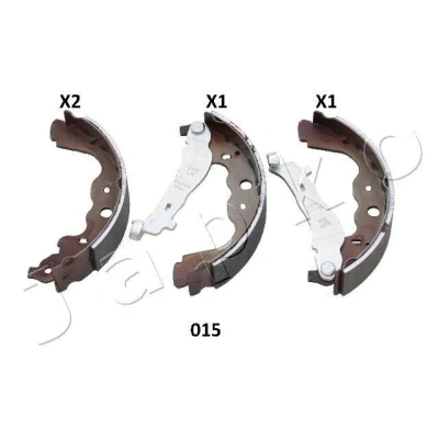 Kuva JAPKO 55015 Jarrukengät Taka akseli 230 42 DACIA: Duster SUV, Sandero I, Van