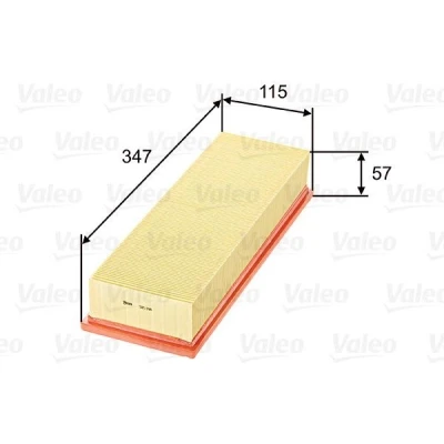 Kuva VALEO 585098 Ilmansuodatin 57 115 347 Suodatinpanos