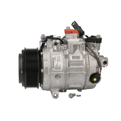 Kuva DENSO DCP05122 Ilmastoinnin Kompressori 7SBU17C 12 PAG 46 YF R 134a, 1234yf magneettikytkimellä