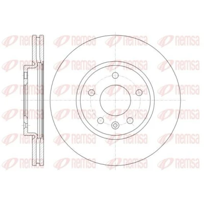 Kuva REMSA 61314.10 Jarrulevyt Etuakseli 299,9, 299,9 26 5 Tuuletettu OPEL: Astra J Sports Tourer, Zafira C Hatchback