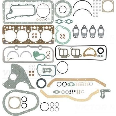 Kuva REINZ 01 26305 02 Täydellinen Tiivistesarja Moottori Kampiakselin tiivisteellä, Venttiilivarren tiivisteellä TOYOTA: Land Cruiser 40 Pick up