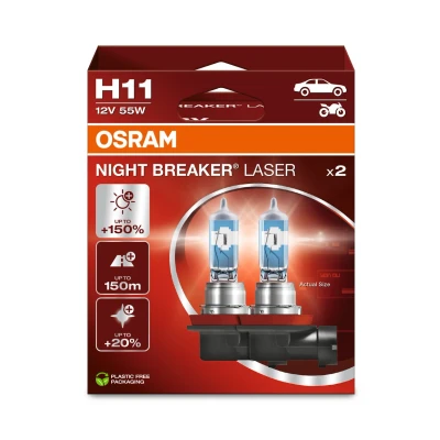 Kuva Halogeenilamppu Osram Night Breaker Laser H11 PGJ19 2, Universal 1982402