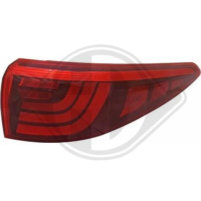Kuva DIEDERICHS 6523890 Takavalot Oikea Uloin osa LED Lampun kannalla